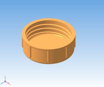 3D модель Крышка канистры