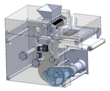 3D модель 3D модель Делительно-закаточная машина для бараночных изделий марки Б-4-58