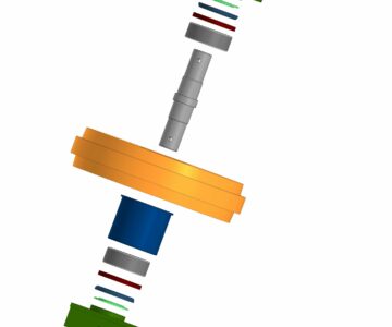 3D модель Ролик натяжителя трактора Libher 308 ремонт