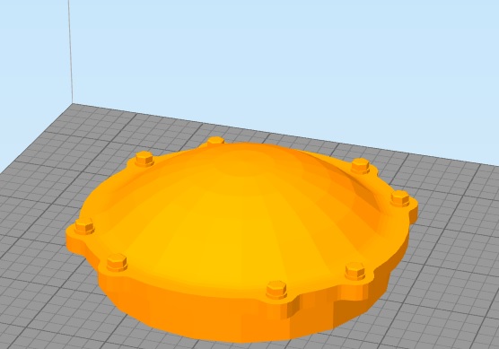3D модель Крышка буксового узла электровоза ВЛ-80