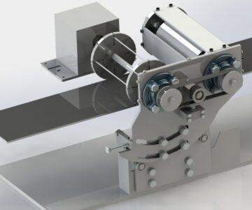 3D модель Механизм по автоматической раскатке и порезке теста