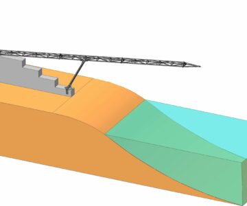 3D модель Металлоконструкция стрелы для установки датчика радарного типа на реках для определения уровня воды