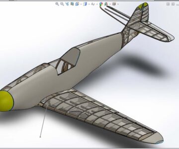 3D модель Самолет Мессершмит 109