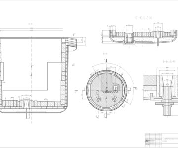 3D модель Чертеж сталеразливочного ковша 150 тонн