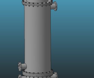 3D модель Маслоохладитель МП-20