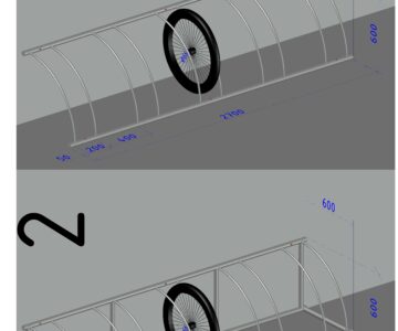 3D модель Стойка для велосипедов