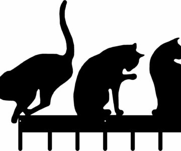 Чертеж Вешалка кошки