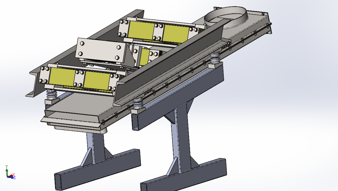 3D модель Вибросепаратор с направленым волнением