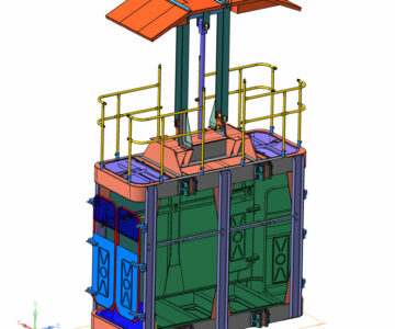 3D модель Клеть людская 31НВ3,0