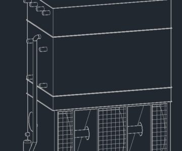 3D модель Испарительный конденсатор Baltimore VXC S288D