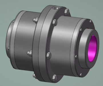 3D модель Муфта зубчатая МЗ-6