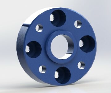 3D модель Колесная переходная проставка Ваз 4*98/4*100/40мм