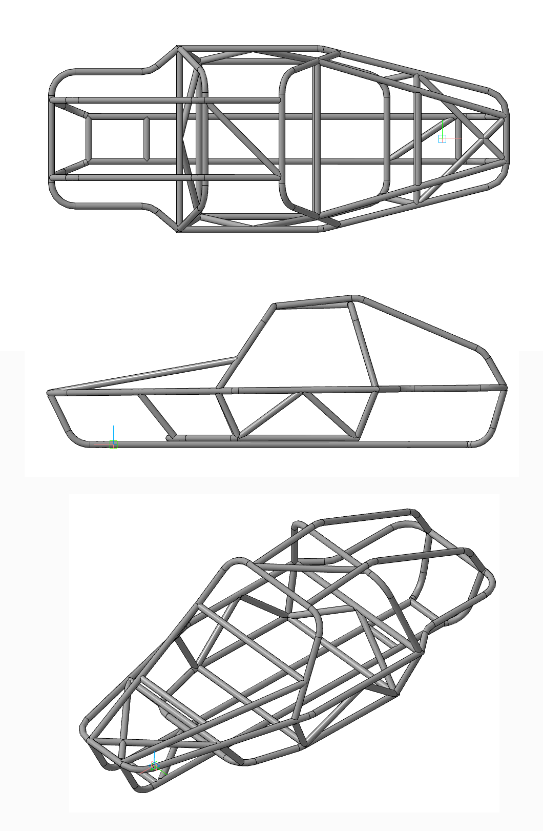 3D модель Двухместный багги