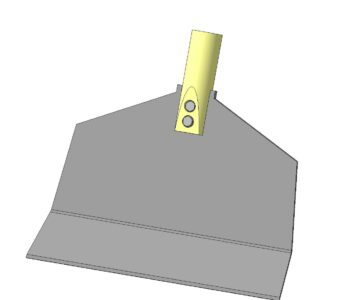 3D модель Скребок пластиковый