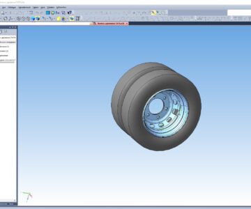 3D модель Колесо автомобиля ТАТА