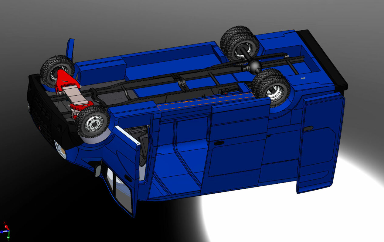 3D модель Газель Next
