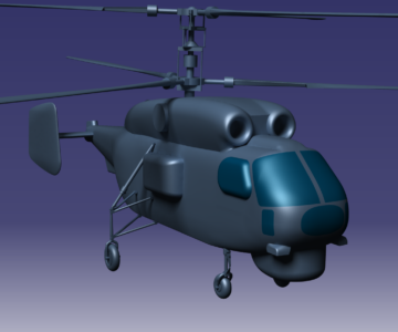 3D модель Вертолет Ка-32