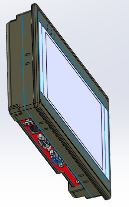 3D модель Панель оператора eMT3070B WEINTEK