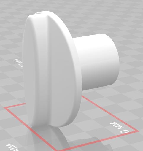 3D модель Ручка для газовой плиты 3D