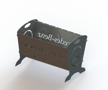 3D модель Мангал Mercedes-Benz