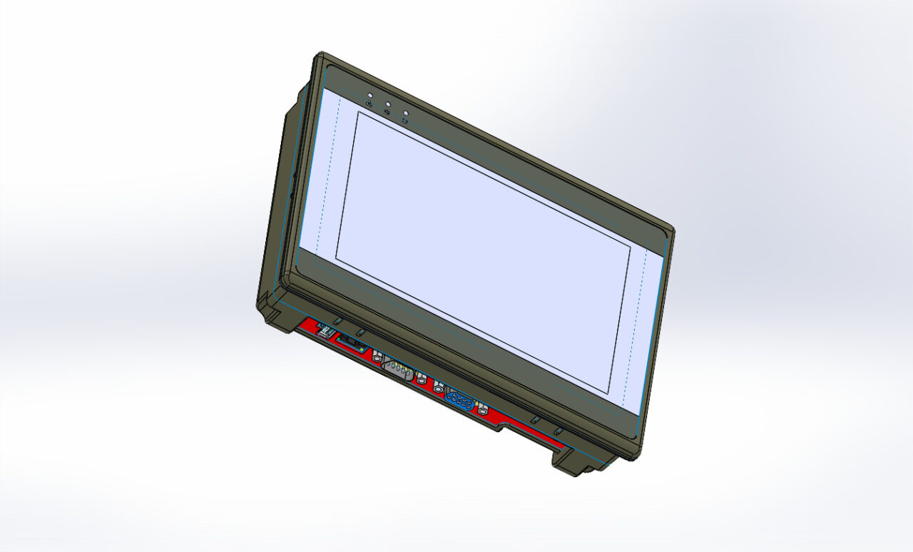 3D модель Панель оператора eMT3070B WEINTEK