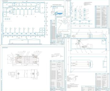 Чертеж Производственный корпус АТП на 209 а/м ГАЗ 3302