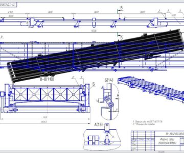 3D модель Металлоформа сваи 350х350х16500 5 местная
