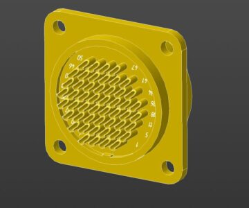 3D модель Вилка ОС РС50АТВ АВО.364.047ТУ бРО