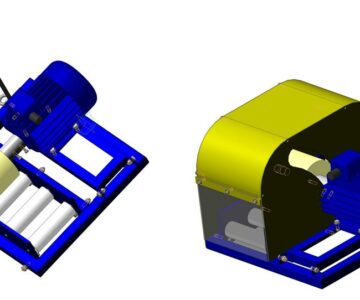 3D модель Зачистная машина для профильных труб