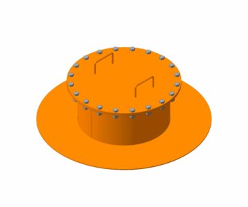 3D модель Люк световой