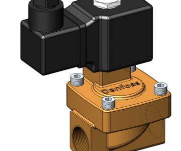 3D модель Соленоидный клапан электромагнитный DaNFOSS 21H8KE120