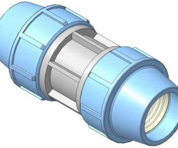 3D модель Блок муфты ITAL FITTING 63 1 PN16 PP