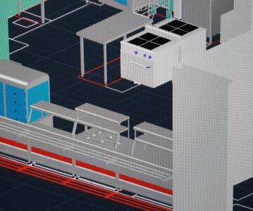 3D модель Проект столовой 3D