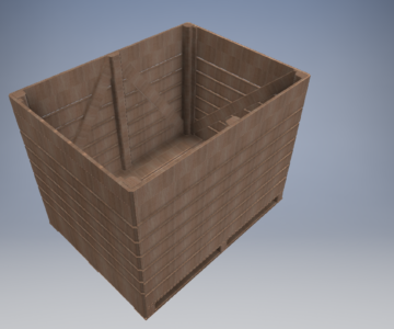 3D модель Ящик для картофеля