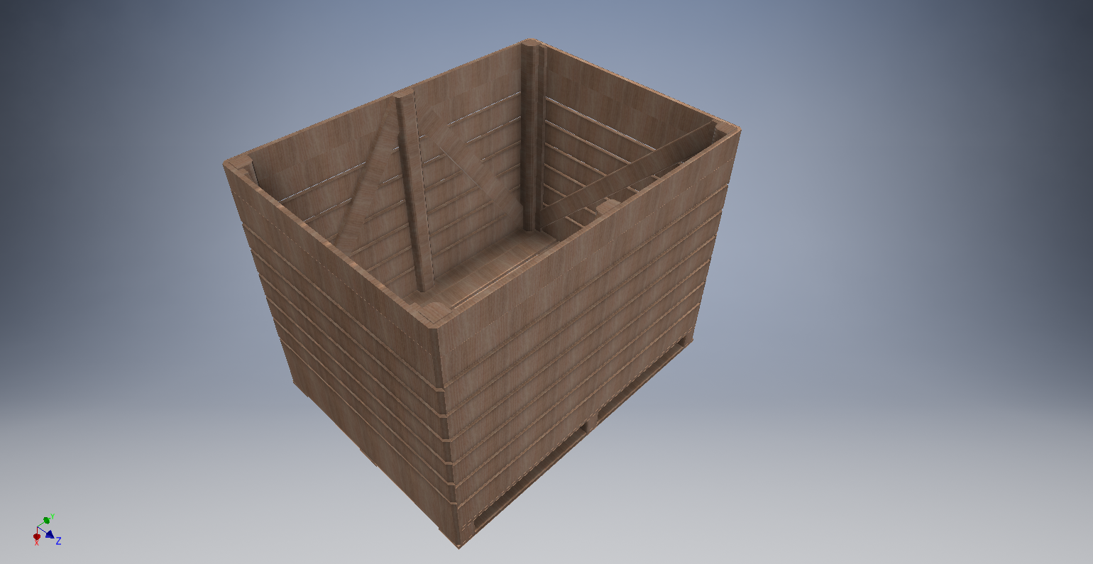 3D модель Ящик для картофеля