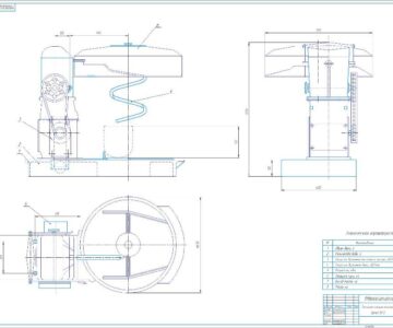 Чертеж Тестомесильная машина spiral 50 e