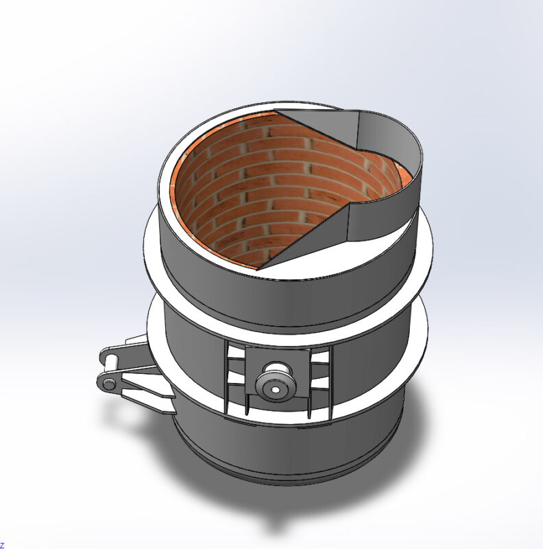 3D модель Ковш для чугуна вместимостью 95 т