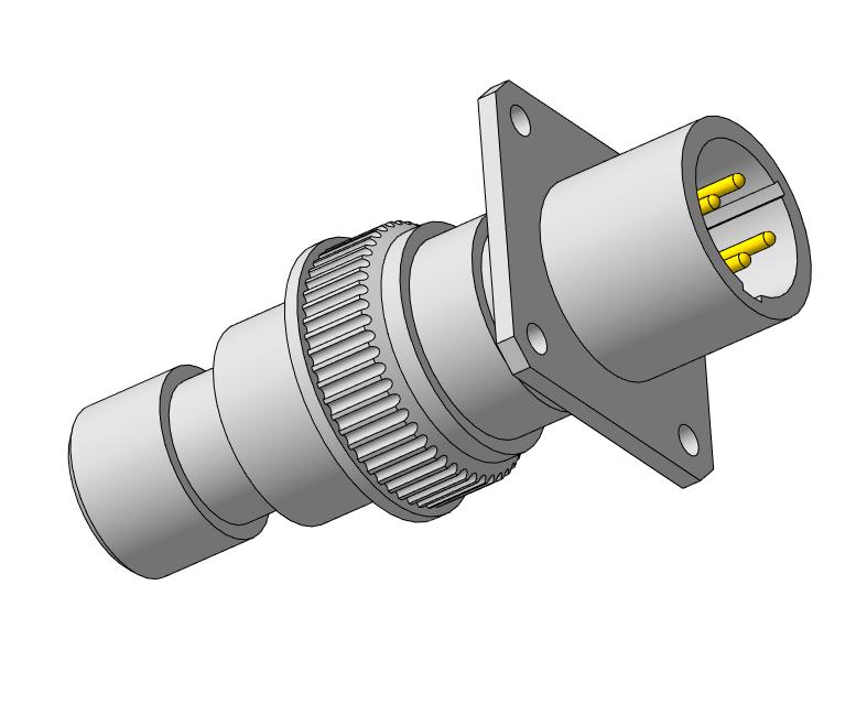 3D модель Разъем SNC23-4_14V