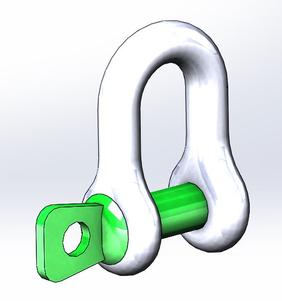 3D модель Скоба такелажная