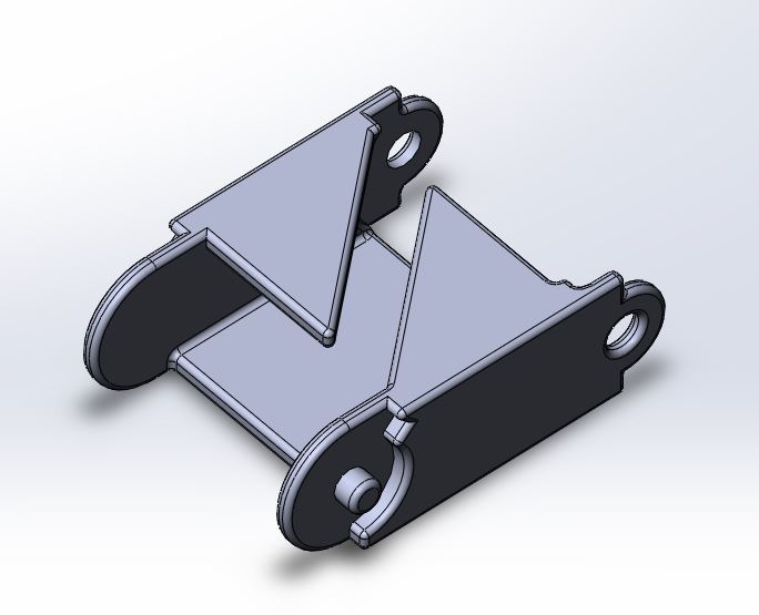 3D модель Модель звена кабель канала для печати на 3D принтере