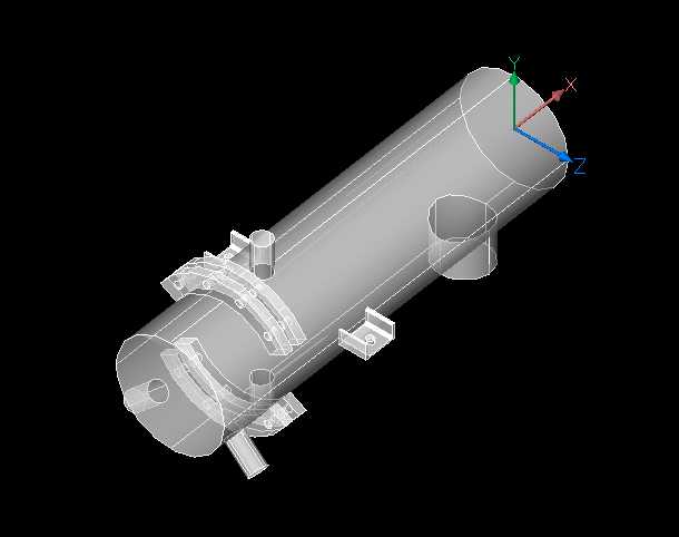 3D модель Охладитель выпара ОВВ-2