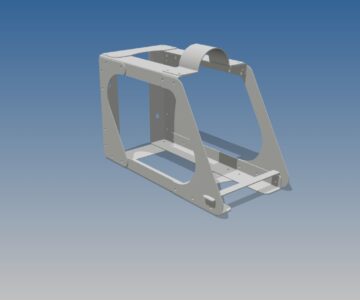 3D модель Короб авторукомойника для грузовых автомобилей