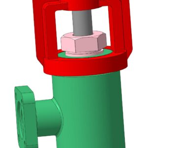 3D модель Клапан МЧ00.62.00.00СБ в КОМПАС-3D
