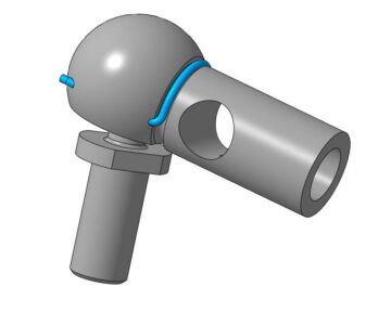 3D модель Наконечник тяги крана FEBI 07043