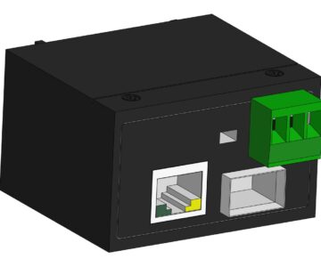3D модель Промышленный медиаконвертер NIC-3200-101C
