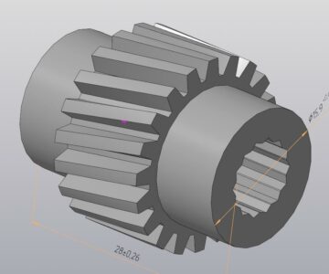 3D модель Шестерня кресла Тойота