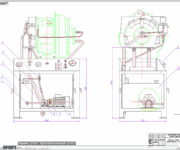 Чертеж Проектирование технологического процесса ремонта турбокомпрессора дизеля тепловоза 2М62