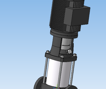 3D модель Насос GRUNDFOS CR 3-11 и изделия  СТ-12.12.2018