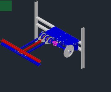 3D модель Вал зерноочистительной машины с эксцентриками