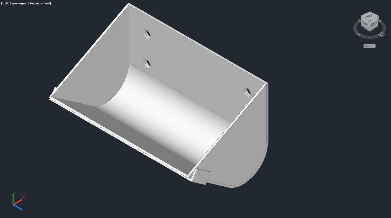 3D модель Ковш ЦГ-250